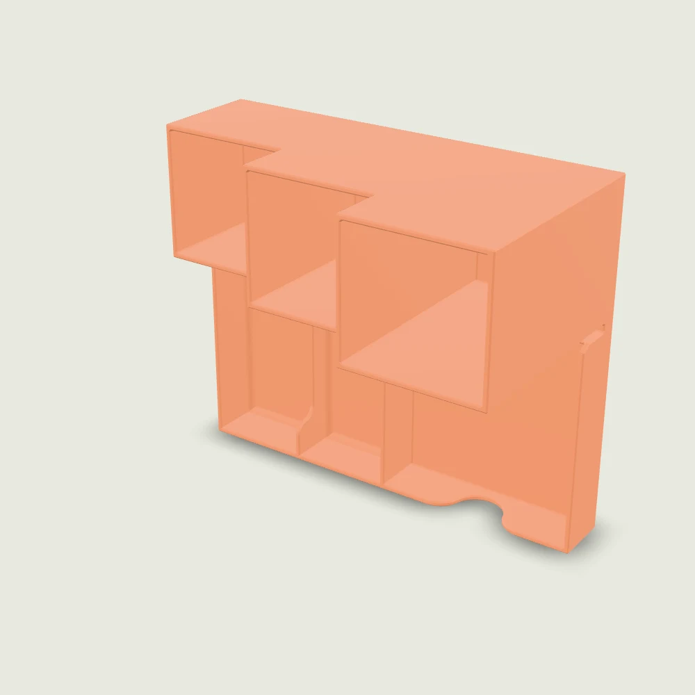 Desk Organizer — digital render, not a photograph